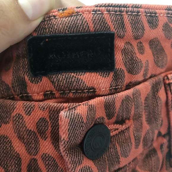 Mother High waisted leopard ankle crop jeans - Picture 10 of 14